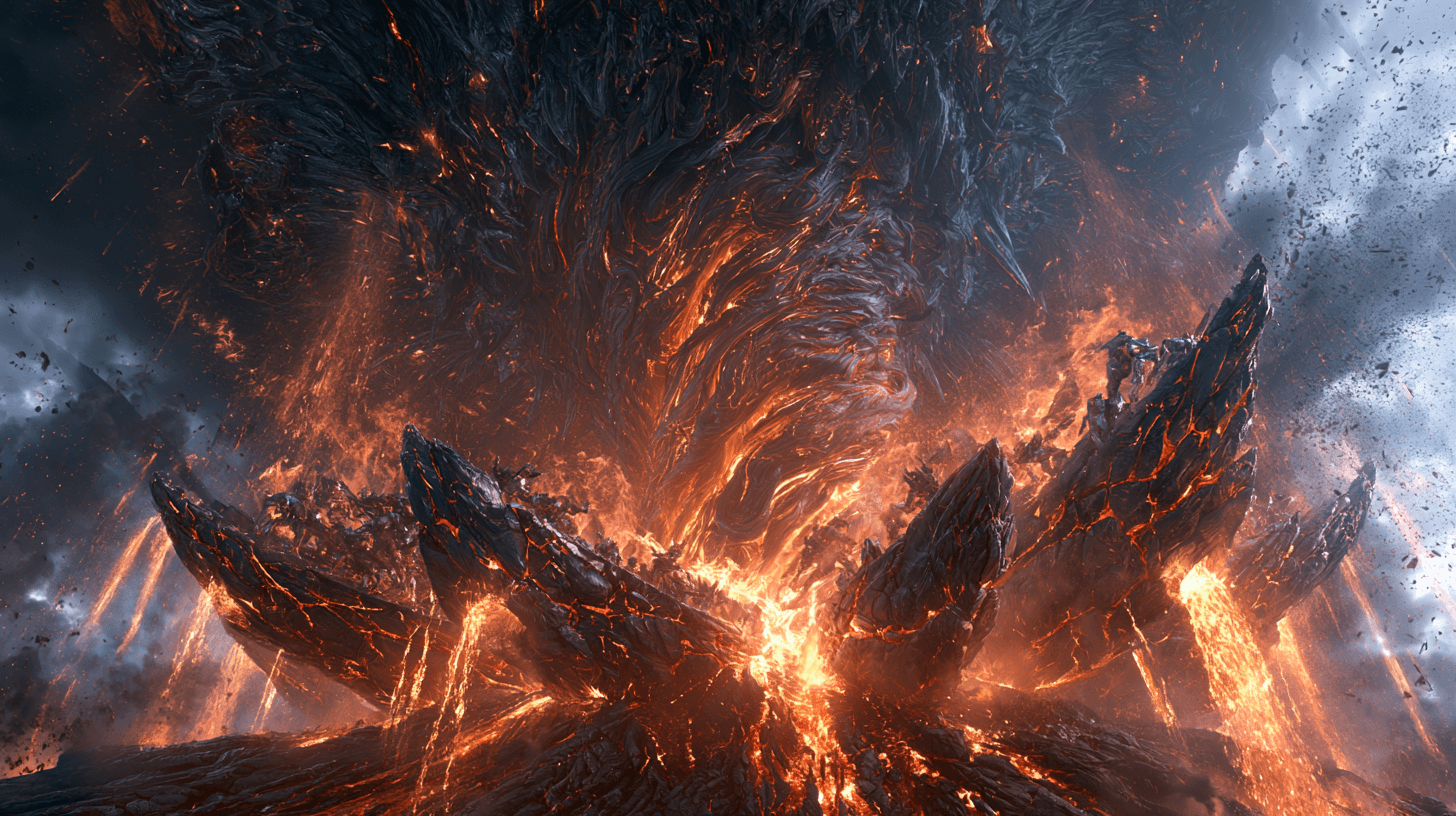 Pyroclast transit